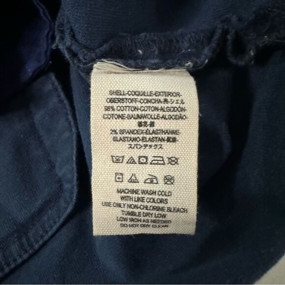 Free People Savannah Overall Mini Dress Size 8 Navy Velvet Pockets Boho Preppy - Picture 7 of 11